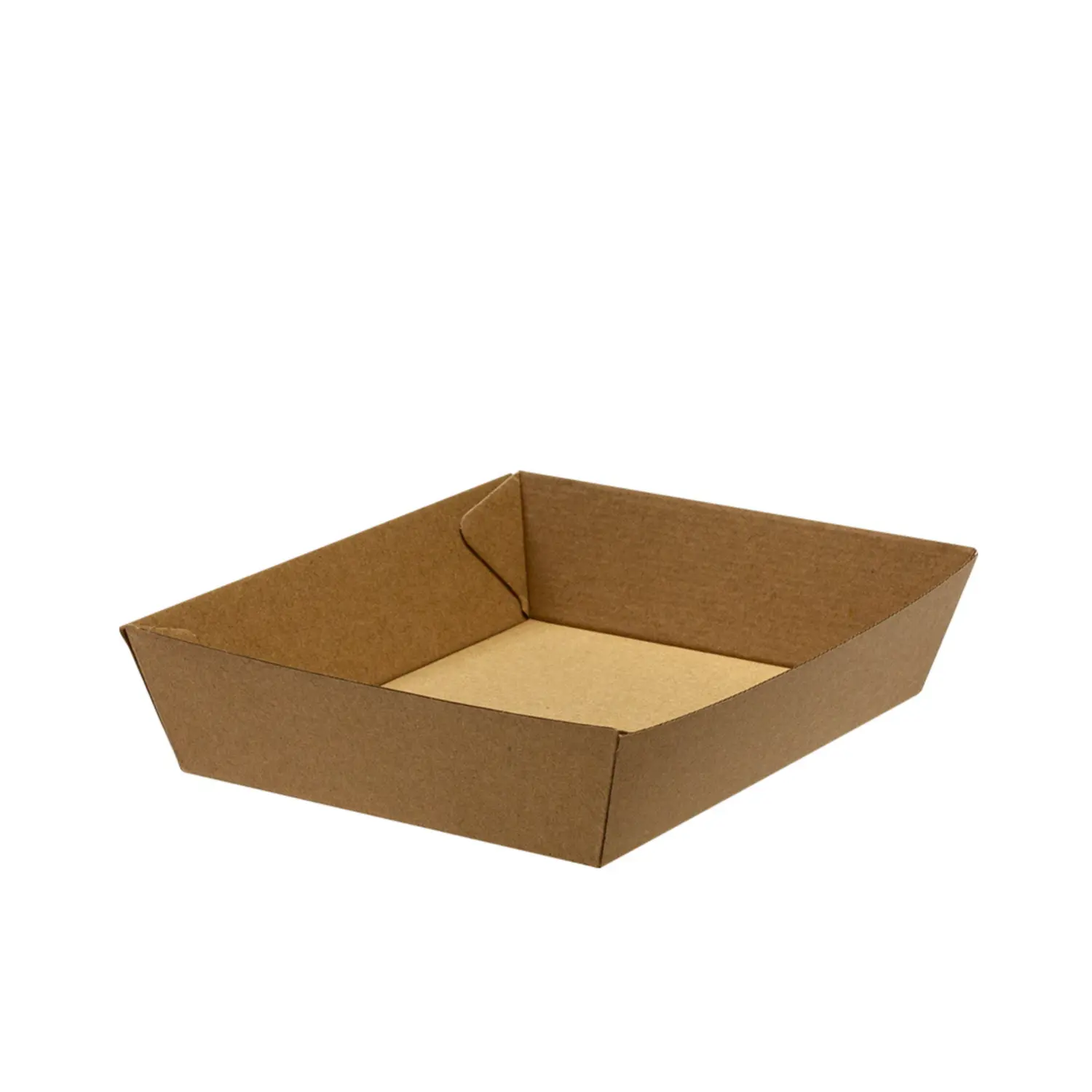 Corrugated Tray - # 2 178L x 178W x 45H - Green Choice