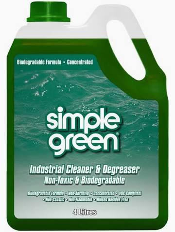 INDUSTRIAL Cleaner & Degreaser Concentrate 4 Litres x 4 - Simple Green