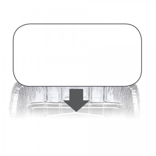 Ovenable Foil Container Board Lid 7120LB - Confoil