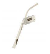 Straw 6 x 20cm PAPER BENDABLE white wrapped, Pack 250 - Vegware