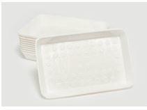 Tray Potatopak 21x13x2cm Dimple Natural, Carton 300 - Vegware
