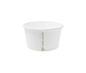 Hot Container White 12oz 430ml, 11.5cm Pack 25 - Vegware
