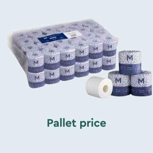 Wrapped Toilet Tissue Bale - White, 2 Ply, 400 Sheets PALLET 40 - Matthews