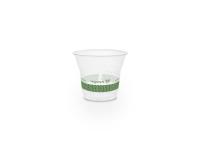 Cold Cup PLA Slim 5oz 150ml Green Stripe, Carton 2000 - Vegware