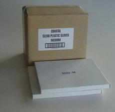 Plastic Gloves Clear HDPE SMALL - Coastal