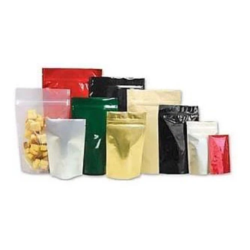Stand Up Pouch With Zipper 3kg 300x500mm WHITE SHINY - Pack Fresh